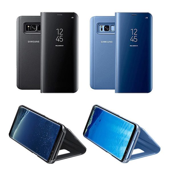 کیف کلاسوری اصلی سامسونگ مدل Clear View Standing مناسب برای گوشی موبایل Galaxy S9 Plus/SM-G965