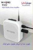 رکوردر صدا و اسپیکر بلوتوثی دبلیو کینگ W-KING KS02 Voice Amplifier