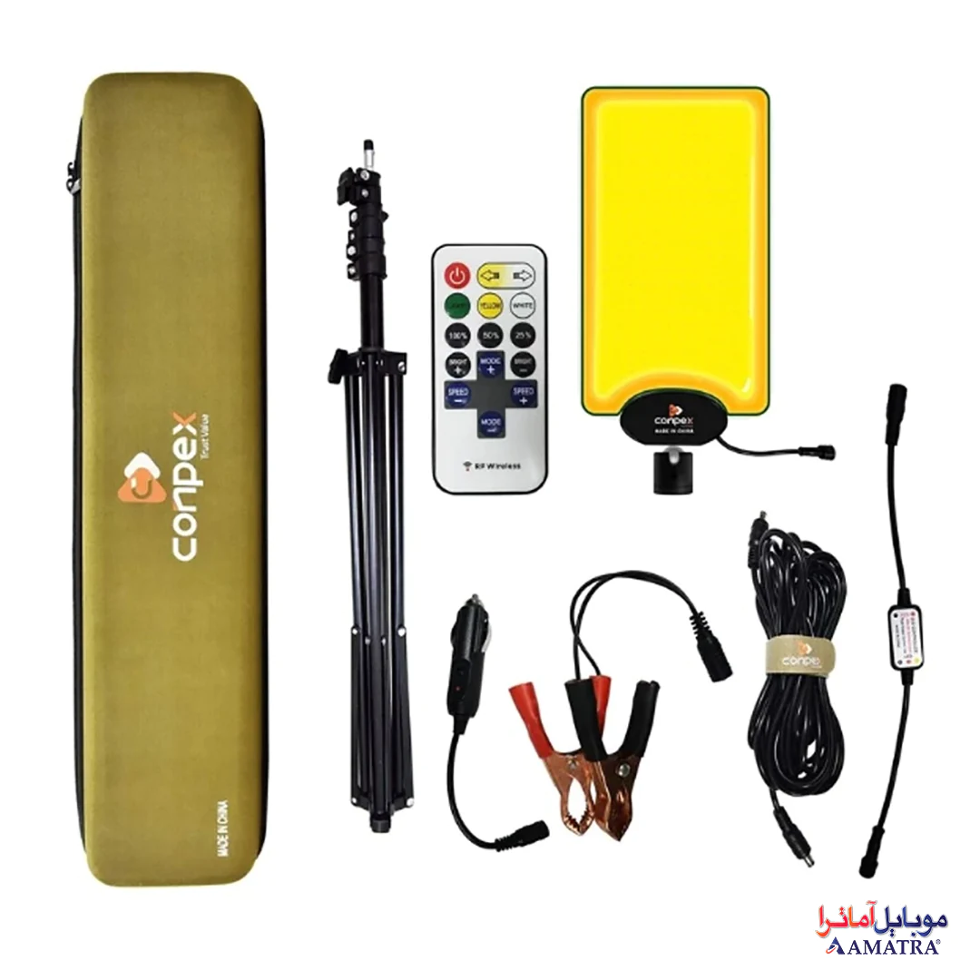 چراغ کمپینگ کانپکس مدل FR-21 COB RF با سه پایه