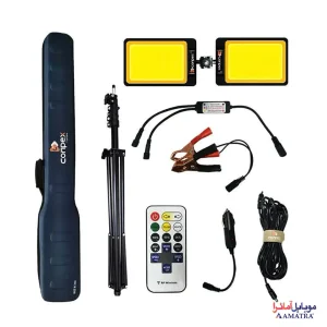 چراغ کمپینگ 2 پر کانپکس مدل FR-28 COB RF با سه پایه
