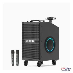 اسپیکر بلوتوثی 120 وات دبلیو کینگ همراه با 2 میکروفن مدل W-King K21 SE